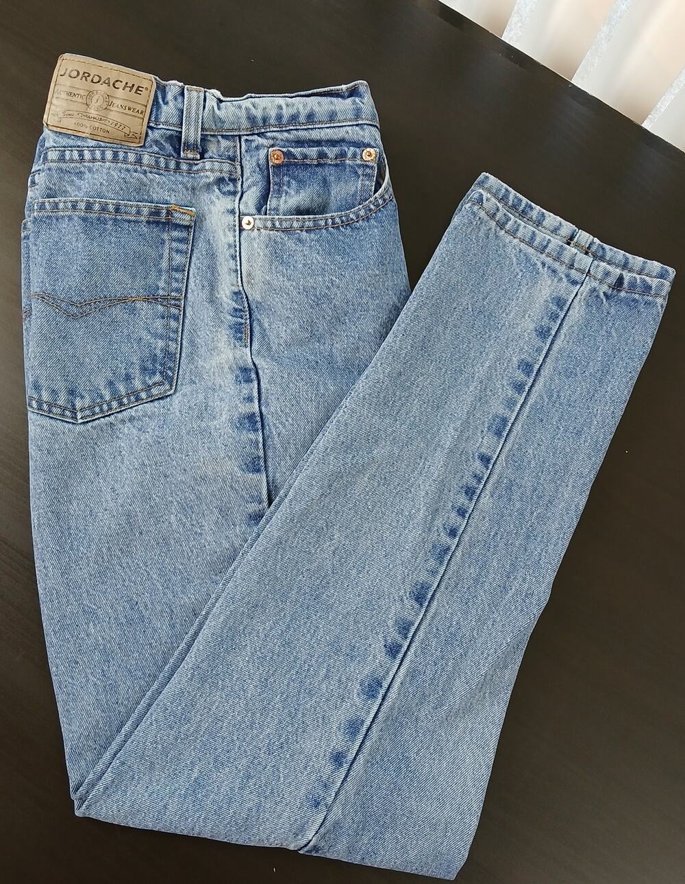 Vtg 90s Jordache High Rise Tapered Mom Jeans 13/14 blue denim 31x30 relaxed fit